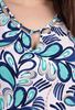Picture of CURVY GIRL OPEN COLLAR DETAIL BLOUSE